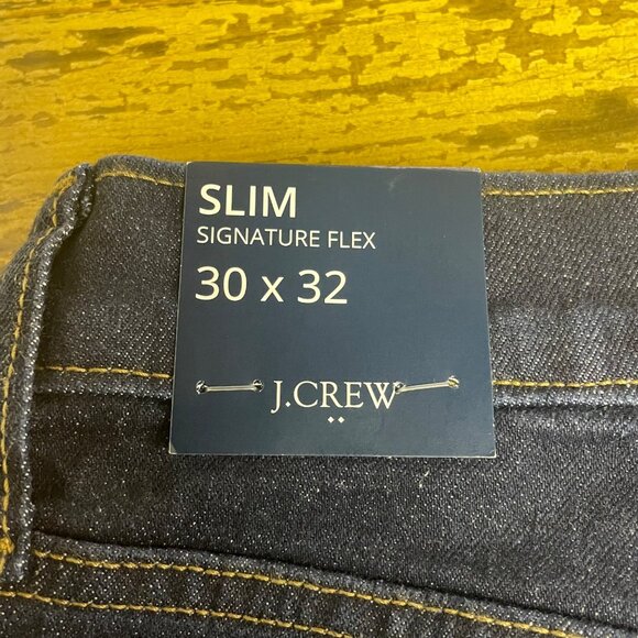 J. Crew Factory Slim-Fit Jean in Signature Flex Dark Blue Sz 30x32  AY516 - Picture 9 of 12